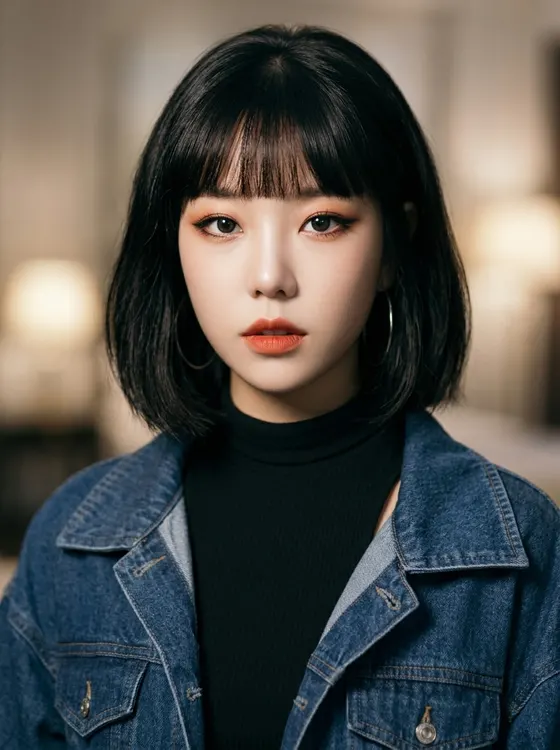가상모델 #1373 얼굴 원본 9