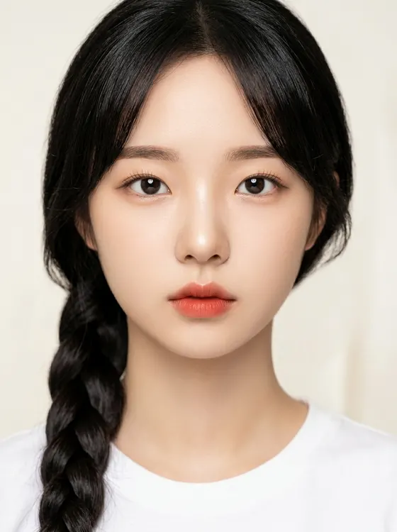 가상모델 #1373 얼굴 원본 12