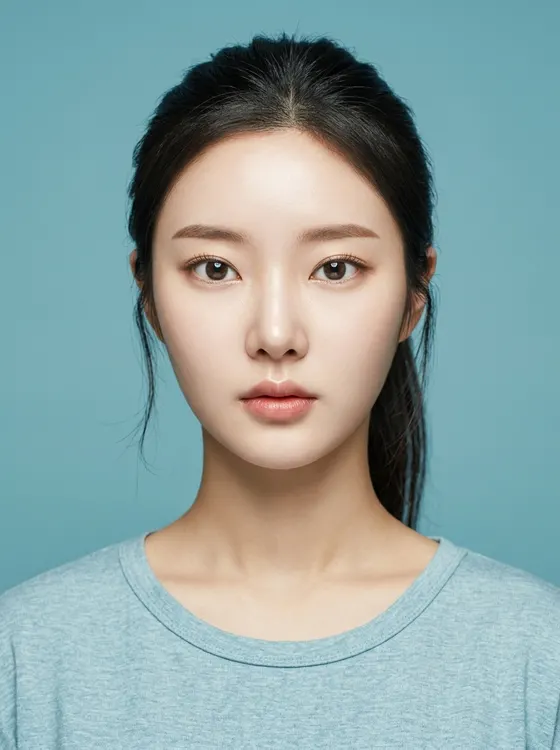 가상모델 #1373 얼굴 원본 17