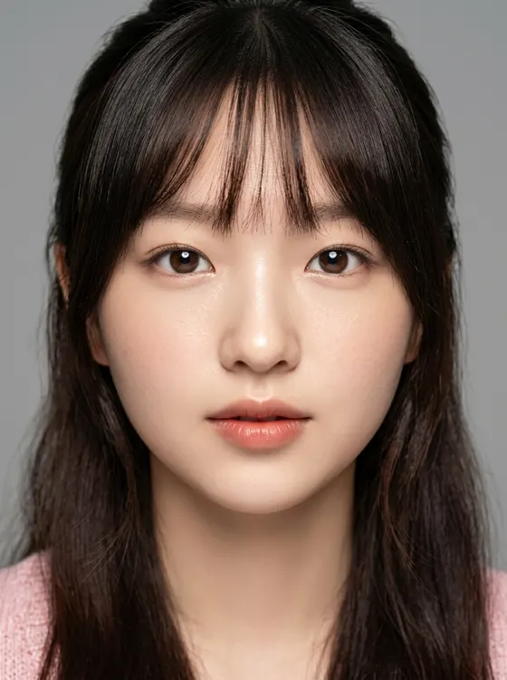 가상모델 #1393 얼굴 원본 2