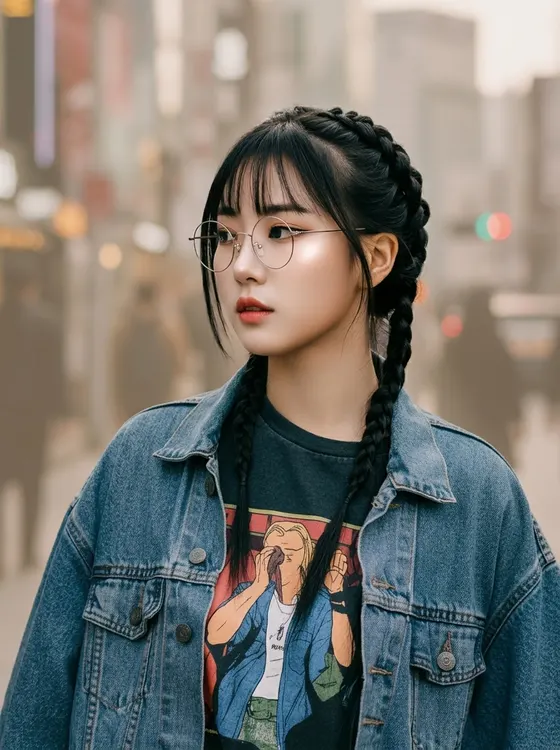 가상모델 #1393 얼굴 원본 11