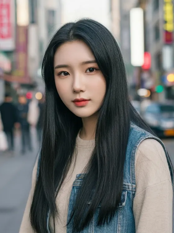 가상모델 #1393 얼굴 원본 12