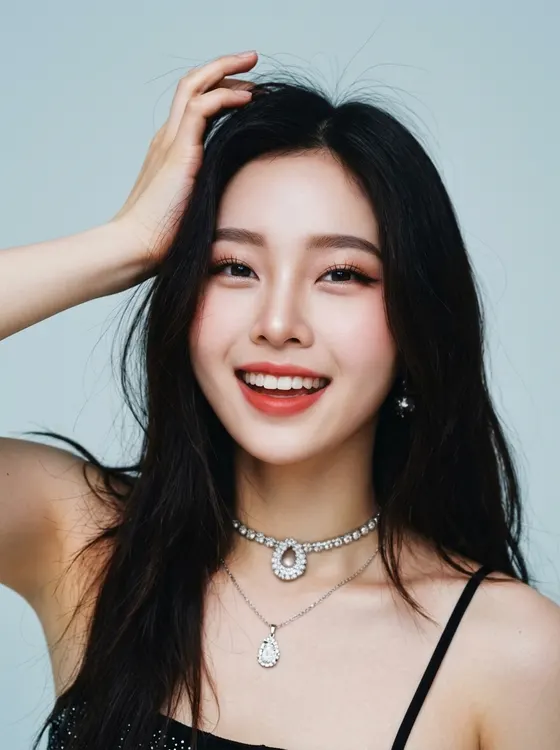 가상모델 #1482 얼굴 원본 8