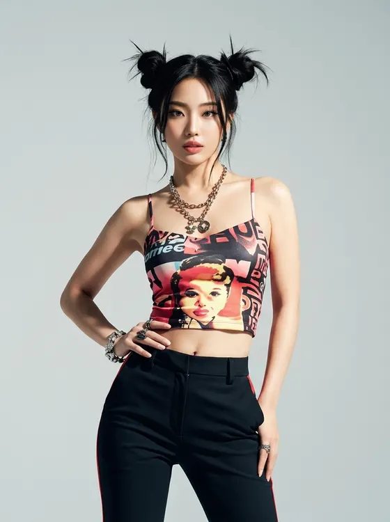가상모델 #1485 얼굴 원본 3