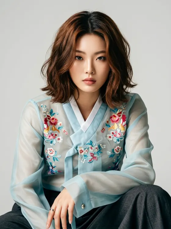 가상모델 #1485 얼굴 원본 7