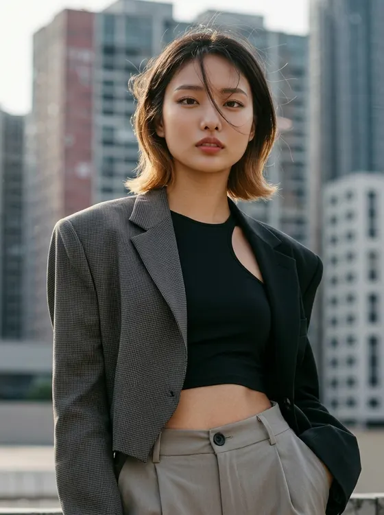 가상모델 #1485 얼굴 원본 20