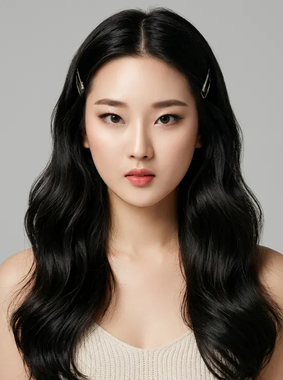 가상모델 #1485 얼굴 원본 24