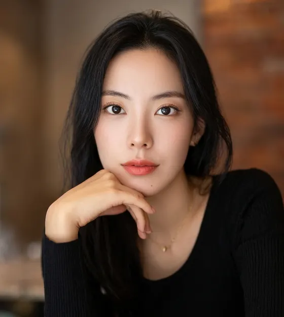 가상모델 #1134 얼굴 원본 17