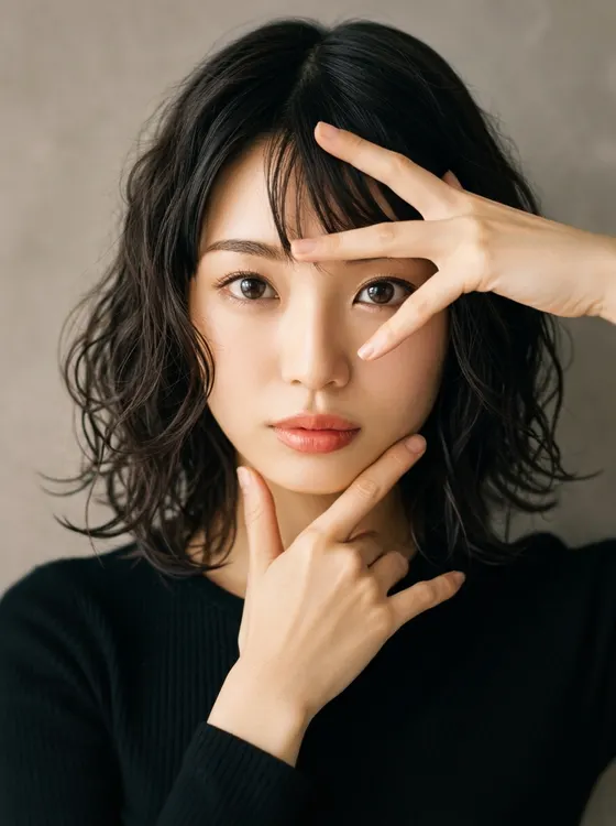 가상모델 #1199 얼굴 원본 7
