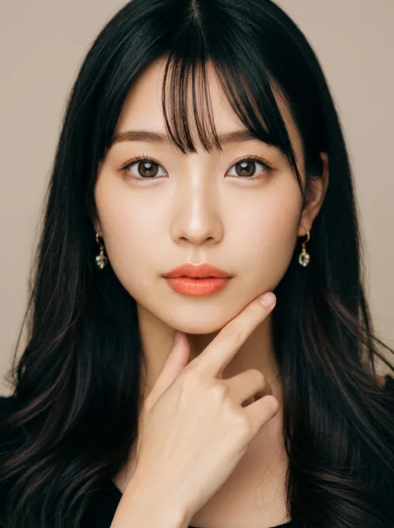 가상모델 #1199 얼굴 원본 23
