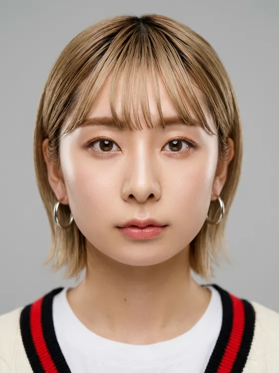 가상모델 #1332 얼굴 원본 17