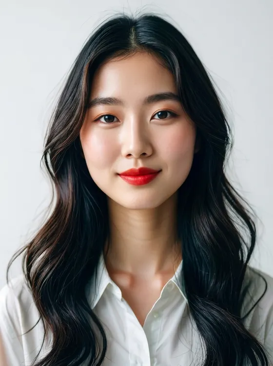 가상모델 #1332 얼굴 원본 18