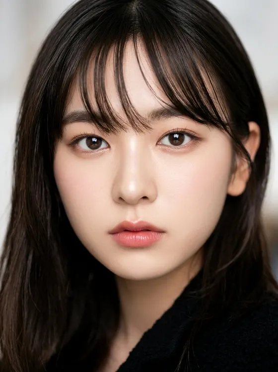 가상모델 #1332 얼굴 원본 19