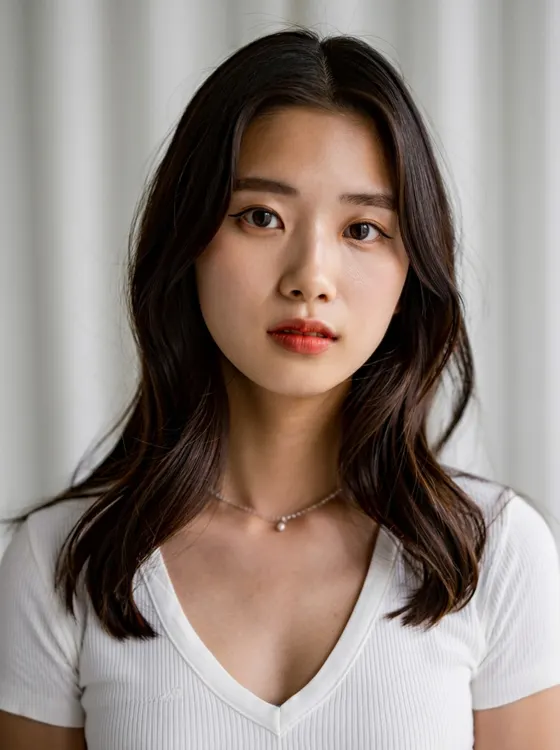 가상모델 #1332 얼굴 원본 21