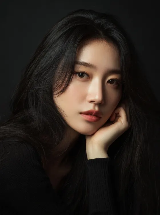 가상모델 #1292 얼굴 원본 12