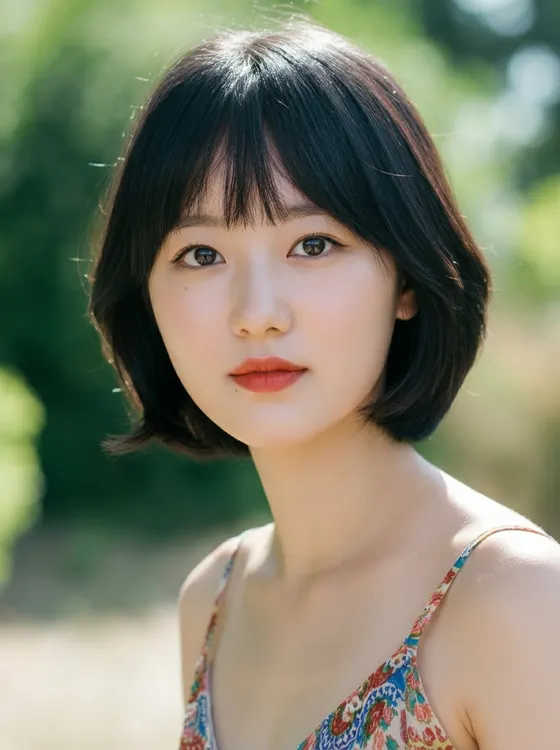 가상모델 #1386 얼굴 원본 5