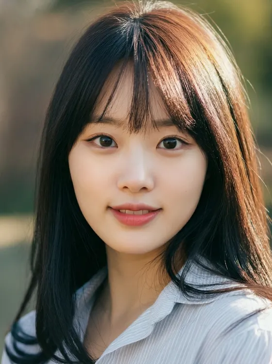 가상모델 #1386 얼굴 원본 6