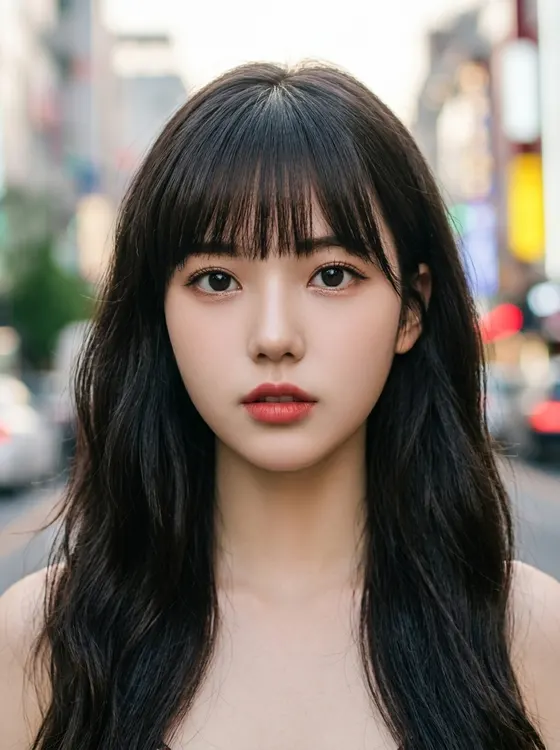 가상모델 #1386 얼굴 원본 8