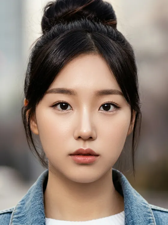 가상모델 #1386 얼굴 원본 21