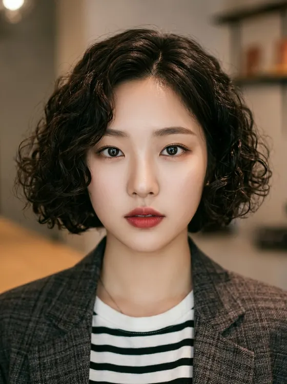 가상모델 #1386 얼굴 원본 24