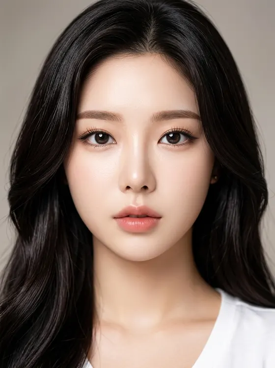 가상모델 #1455 얼굴 원본 5