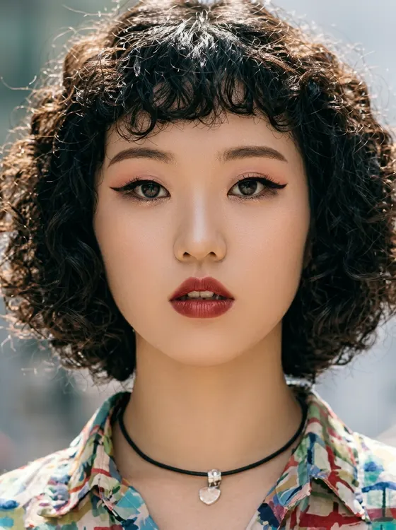가상모델 #1455 얼굴 원본 6