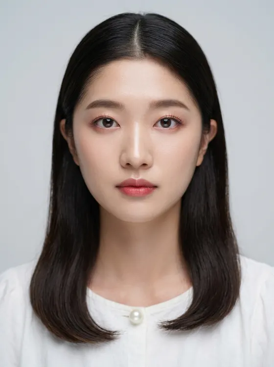 가상모델 #1334 얼굴 원본 1