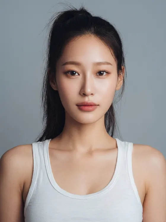 가상모델 #35 얼굴 원본 4