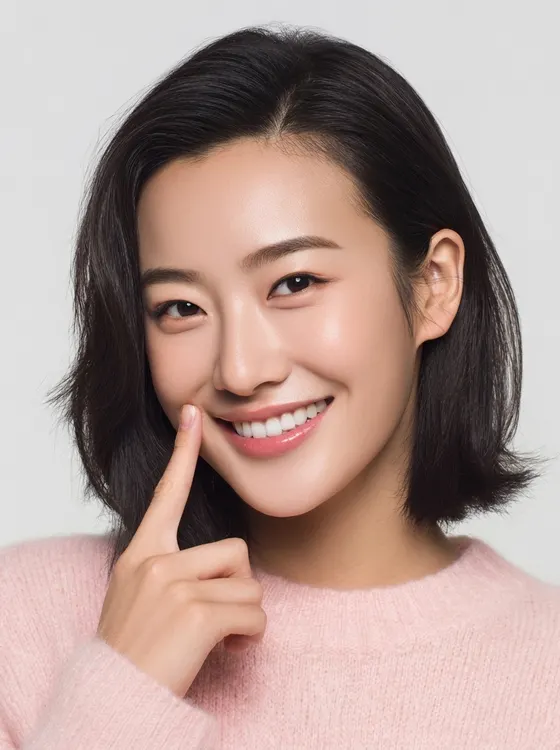 가상모델 #1110 얼굴 원본 9