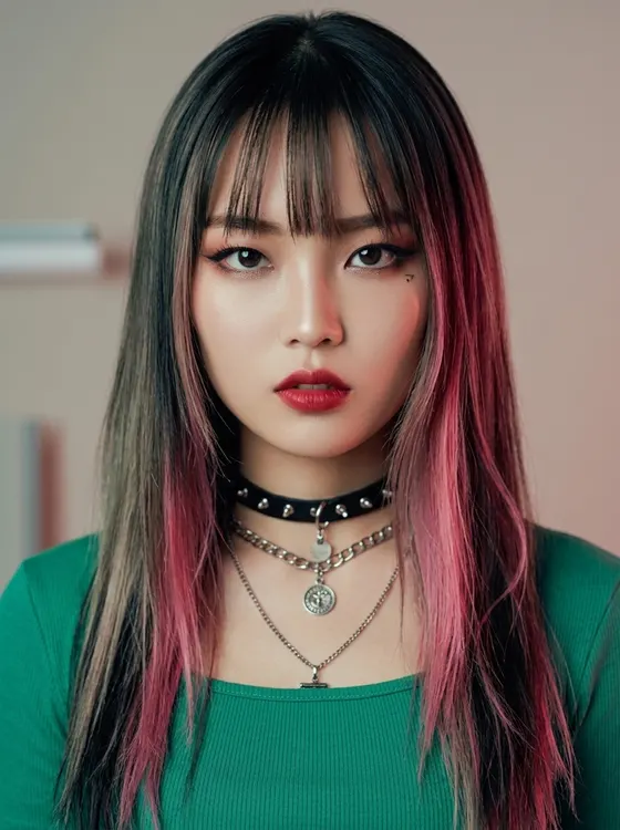 가상모델 #1490 얼굴 원본 7