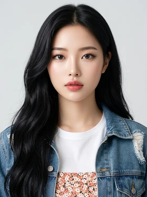 가상모델 #1490 얼굴 원본 18