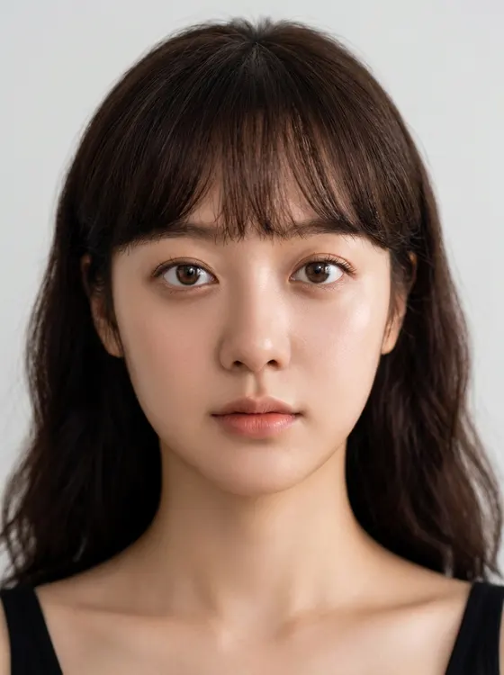가상모델 #13 얼굴 원본 5