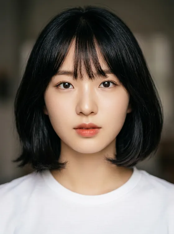 가상모델 #1382 얼굴 원본 1