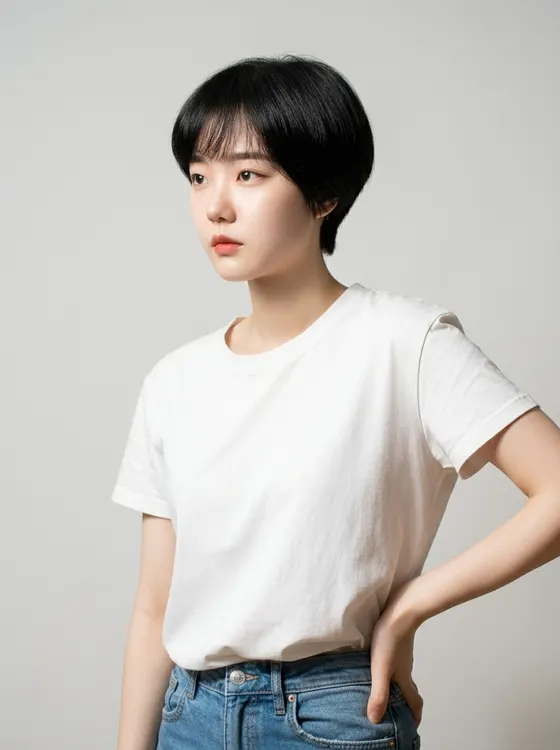 가상모델 #1382 얼굴 원본 2