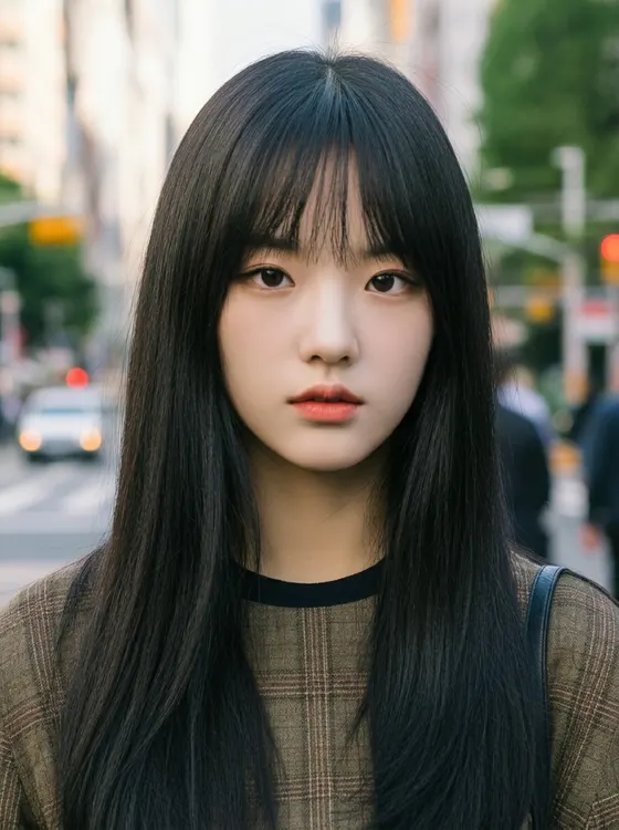 가상모델 #1382 얼굴 원본 16
