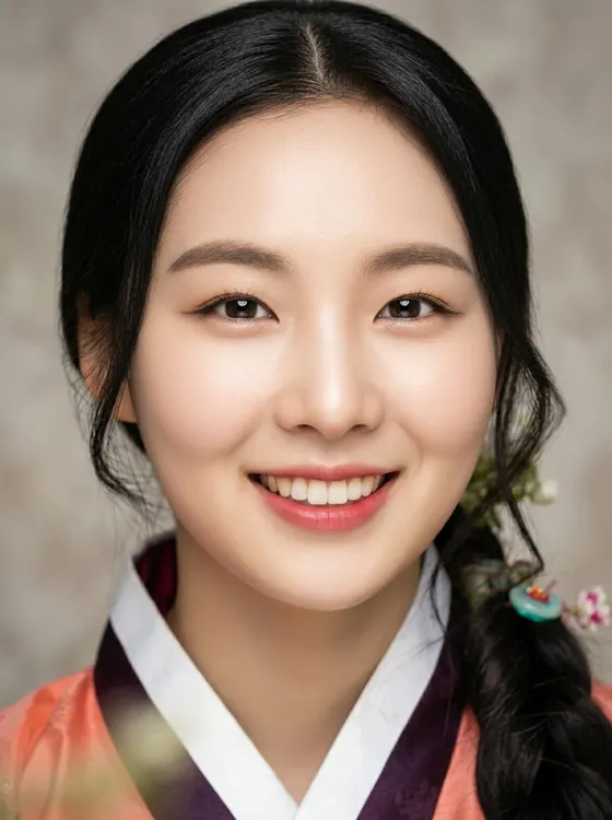 가상모델 #1382 얼굴 원본 23