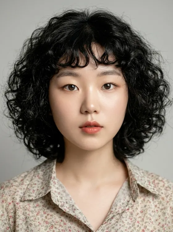가상모델 #1385 얼굴 원본 2