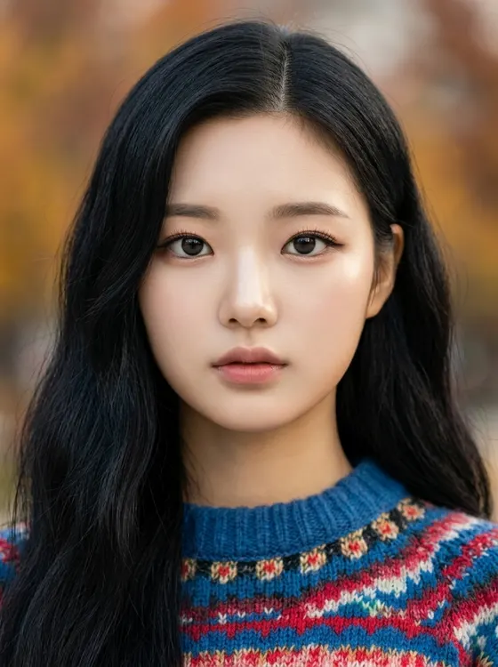 가상모델 #1385 얼굴 원본 4