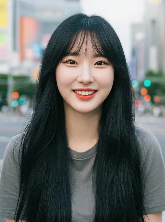 가상모델 #1385 얼굴 원본 8