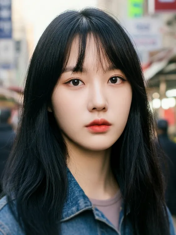 가상모델 #1385 얼굴 원본 17