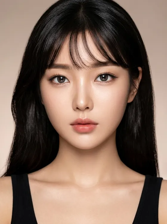 가상모델 #1466 얼굴 원본 1