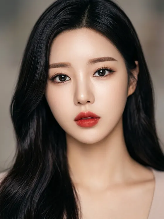 가상모델 #1466 얼굴 원본 14