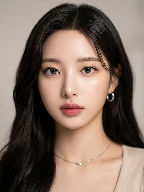 가상모델 #1466 얼굴 원본 17