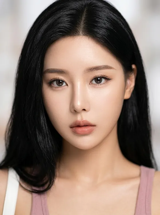 가상모델 #1466 얼굴 원본 18