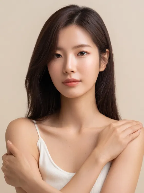 가상모델 #1124 얼굴 원본 4