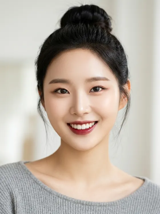 가상모델 #1372 얼굴 원본 2