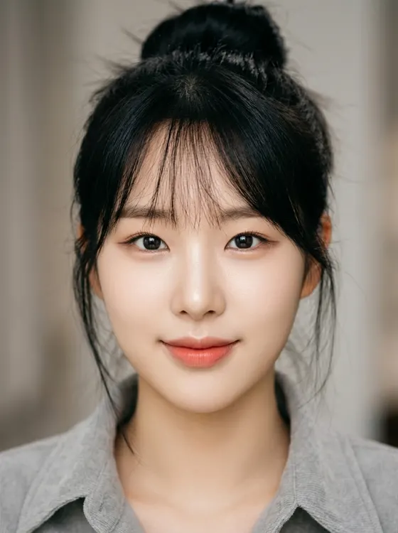 가상모델 #1372 얼굴 원본 8