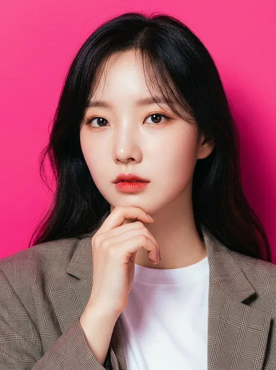 가상모델 #1372 얼굴 원본 12