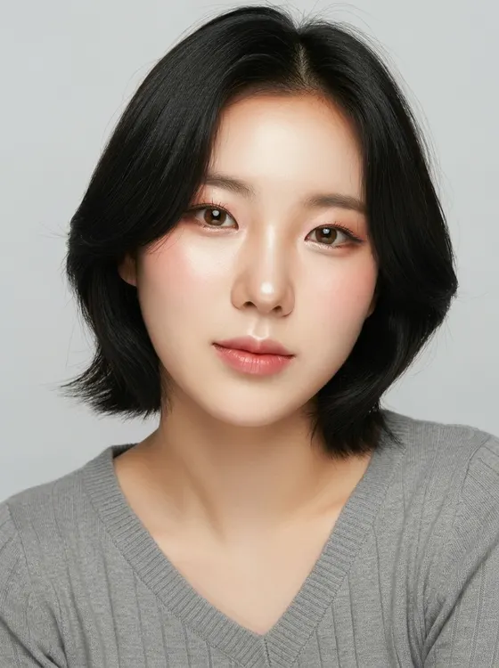 가상모델 #1372 얼굴 원본 14