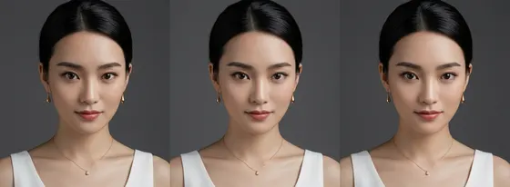 가상모델 #1208 얼굴 원본 9